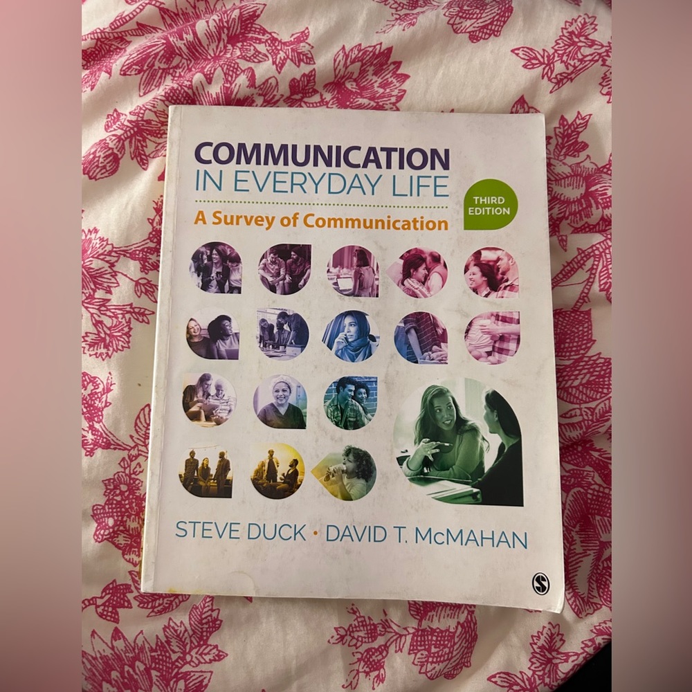 Communication In Everyday Life Steve Duck Third Edition 3rd Textbook